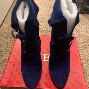 Guess suede booties- worn
